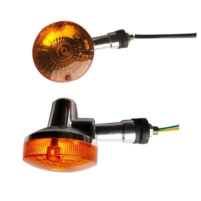 China Hot Sale Motorcycle LED Turn Signal Halogen Signal Indicator Plastic Prince Universal Signal Light for sale