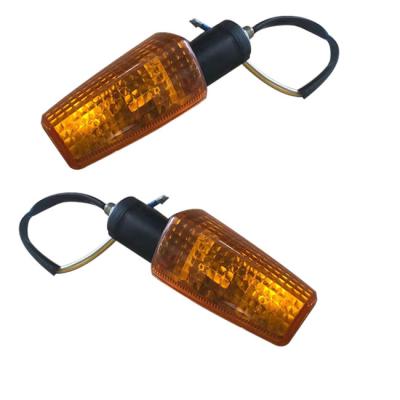 China Hot Sale Motorcycle LED Turn Signal Halogen Signal Indicator Plastic Prince Universal Signal Light for sale