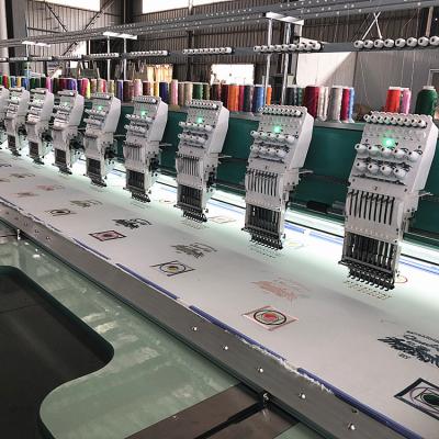 China Factory Hongtian Replace Flat 9 Needles 12 Heads Embroidery Machine for sale