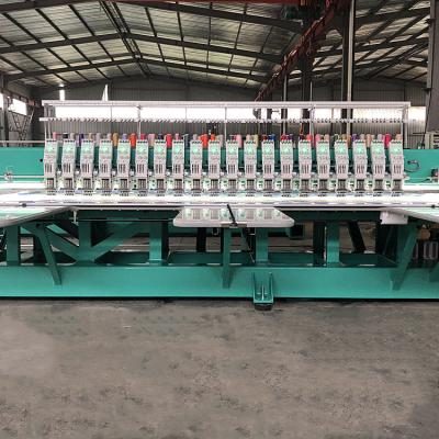 China Automated Factory Hongtian 4 Needles 20 Heads Flat Embroidery Machine for sale