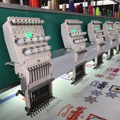 China Factory 2020 9 needles 18 heads replace Zhuji flat embroidery machine for sale