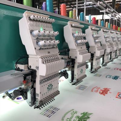 China Manufacturing Plant Hongtian 9 needle 24 head embroidery sewing machine for sale