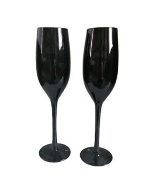 China Factory Luxury Champagne Wine Glasses China Champagne Flutes To Wedding Empty Sublimation Wine Glass Goblet for sale