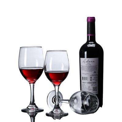 China Morden Wholesale 300ml Wine Glass and Luxury Burgundy Goblet Champagne Glasses Lead Free Crystal for sale