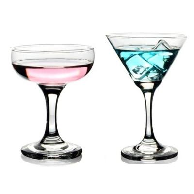 China Sustainable 130ml Round Shape Classics Barware Unique Handblown Cocktail Mug With Custom Logo Martini Glasses for sale