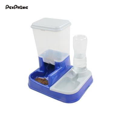 China Petprime Automatic Automatic Dog Cat Food and Water Feeder Set for Dogs Cats Puppy Kitten Auto Food Dispenser Feeding Bowl 5L for sale