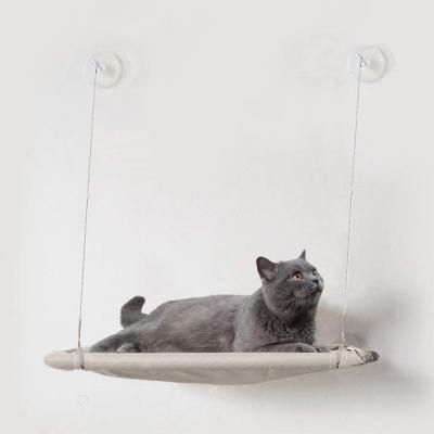 China Cat Window Lounger Cat Resting Seat Perch Window Hammock Kitty Safety Bed Heating Cats with Durable Heavy Duty Suction Cups for sale