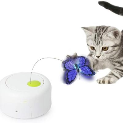 China Petprime Viable Interactive Motion Activate Cat Butterfly Toy with Toy For Cats Butterflies Instant Replacement for sale