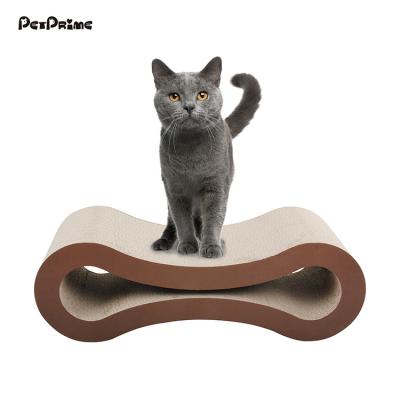 China Viable Furniture Cat Cardboard Scratcher from Petprime Cat Scratching Pad Scratch Lounge for sale