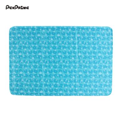 China Cool Sense Cat Pet Dog Cooling Mat Summer Breathable Reusable Cool Nature Cool Bed Pad Ice Pet Petprime for sale