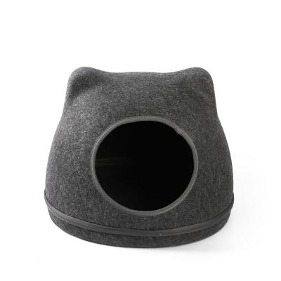 China Ultra Comfortable Luxury Igloo Cat Bed For Pets Petprime Cave Bed Cat Shape Pet House Cat Travel for sale