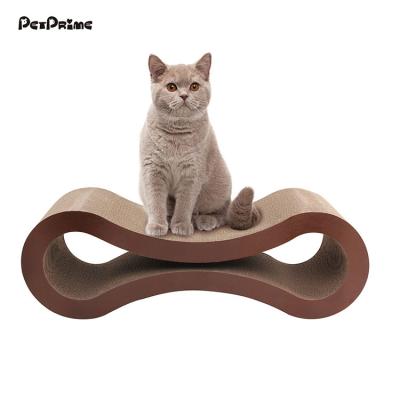 China Main Cat Scratcher Lounge Cardboard Cat Extra Large Viable Pet Work Area Furniture Cat Scratcher Lounger Cardboard Scratch Lounge for sale