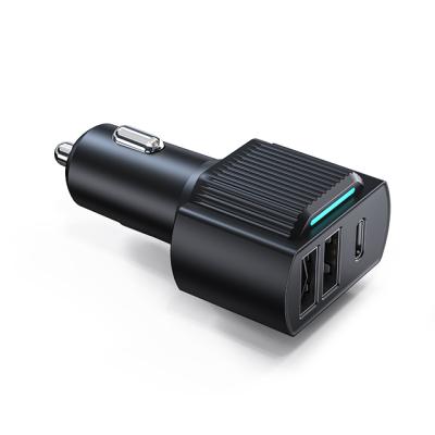 China Suitable for Laptop/Phone Charger Drop Shipping Portable Dual USB Mobile Phone Charger Adapter Mobile Phone Car Charger 99.5W Fast Car Charger for sale