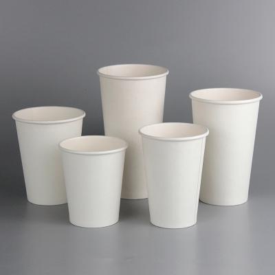 China Single Wall Disposable Customized Printing Paper Cups Design Paper Cups For Coffee With Lids for sale