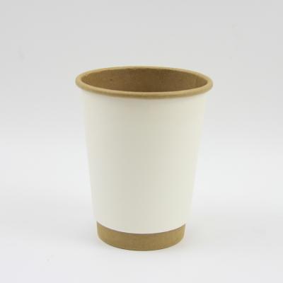 China Customized Professional Disposable Double Wall Paper Cups Disposable For Coffee for sale