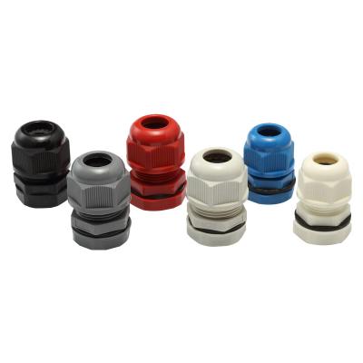 China PA66 G2 Polyamides Nylon Cable Glands Waterproof PG IP68 Metric Flame Retardant Type Plastic Cable Connectors Manufactures for sale