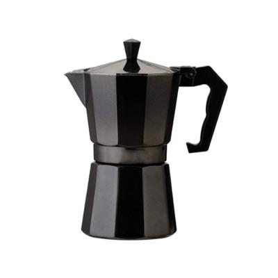 China Wholesale Custom High Quality European Style 3 Cup Espresso Mocha Stovetop Cheap Aluminum Portable Coffee Maker for sale