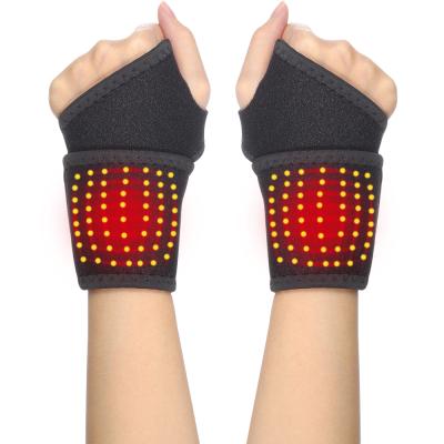 China Wrist Wraps for Outdoor Sports Adjustable Heating Wristband Wrist Support Sports Hand Protective Brace Wrist Wraps for sale