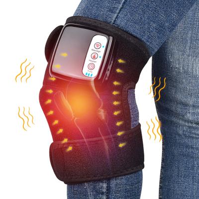 China Leg Knee Pain Relief Heated Wireless Intelligent Electric Vibration Physiotherapy Machine Knee Massager for sale