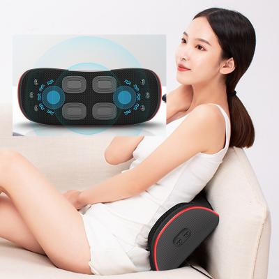 China Lumbosacral Massage Device Waist Body Fatigue Relief Electric Lumbar Spine Support Waist Vibration Traction Massager for sale