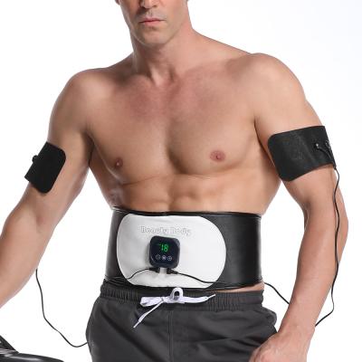 China Waist Sports Training Slimming EMS Massage Fitness Belt Abdominal Muscle Stimulator Massager for sale