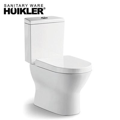 China Strong Flush Bathroom Double Flush Bathroom Suite Two Piece CHEAP Ceramic WC Toilet With Washdown System for sale