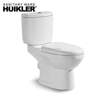 China Double-Flow Top Sales Sanitary Ware Sanitary Washdown Two Piece Toilet for sale