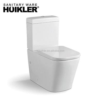 China Professional Double-Flow Factory Supply Standards Washdown Two Piece Toilet Backwash for sale