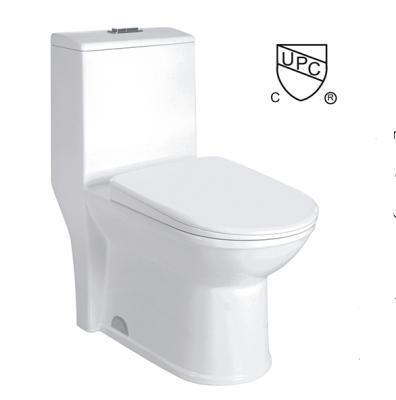 China Double-flow Water Saving American Toilet Bowl Sanitary Ware One Piece Toilet Set, Luxury Cheap Toilet for sale