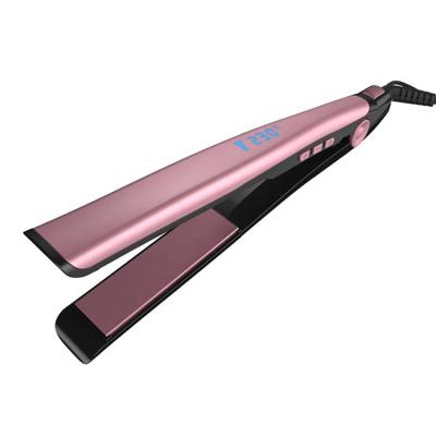 China LED Temperature Display Digital Flat Iron Hair Straighteners Display Flat Hair Straightener for sale