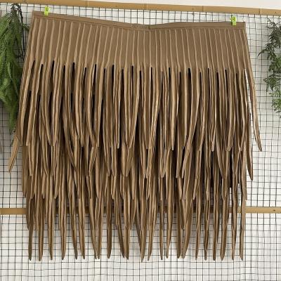 中国 UV Resistance Artificial Palm Thatch Roofing / Fire Retardant / Waterproof Artificial Thatch Roof 販売のため