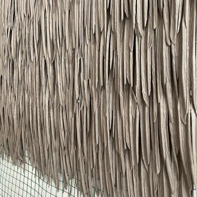 Cina Factory Supply Breathable FIRE RETARDANT Directly Artificial Palm Thatch Roofing in vendita