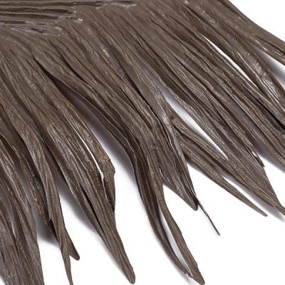 中国 Eco-friendly Factory Made Waterproof Fire Retardant Synthetic Palm Thatch Roof 販売のため