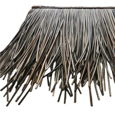 China New Latest Designs Eco - Friendly Professional Wholesale Grass Thatch Thatching Synthetic Palm Roof for sale