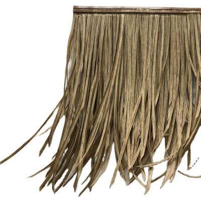 China Eco-friendly Cheapest Thatch Roof Tiles Eco-friendly Factory Price Synthetic Thatch Palm Roof for sale