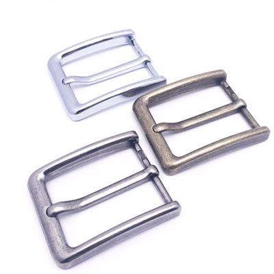 China Wholesale 40mm Square Square High Quality Zinc Alloy Metal Pin Buckle Nickel Plated for sale