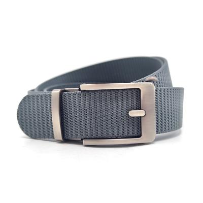 China Carosung Logo Nylon Web Tactical Belt Fashion Custom Ratchet Belt For Men With Automatic Slide Rubber Buckle for sale