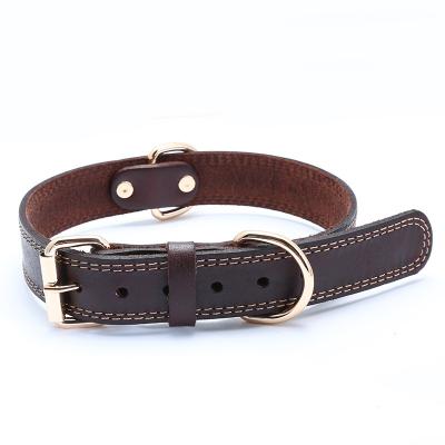 China Wholesale Leather Pet Collar Cat Classic Collar Dog Leash Neck Strap Viable for sale