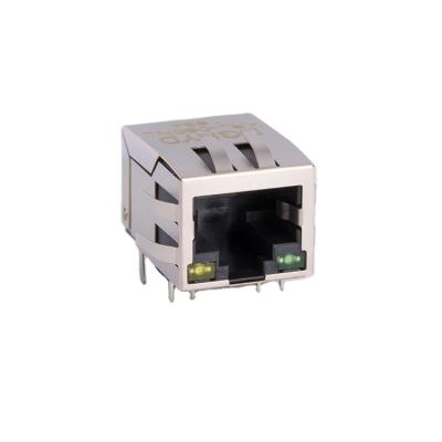 China PCB China factory KRJ-060NL metal shielded 10/100 cat5 rj45 jack for sale