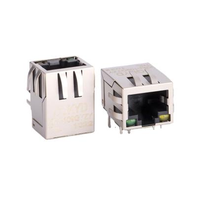 China Modular 8P8C PCB Keystone Jack With Transformer Cat5 RJ45 Connector for sale