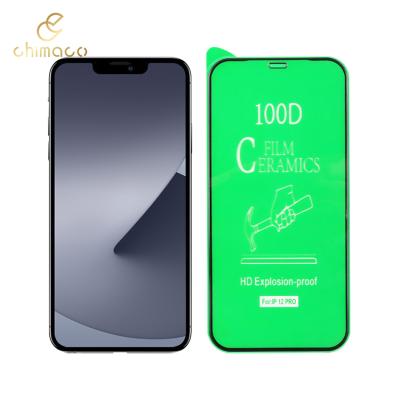 China Mobile Phone High Clear Anti Explosion Film Screen Protector 100D Ceramic Micas Para Celular For iphone 12 for sale