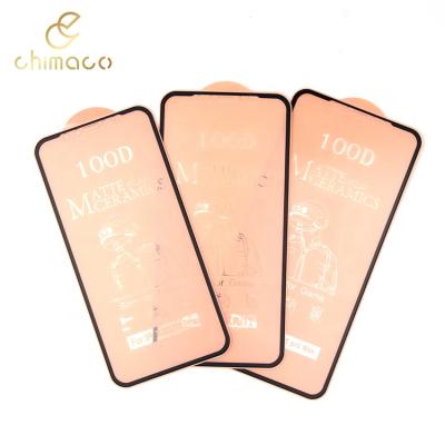 China Mobile Phone Full Coverage Matte Screen Protector Ceramics Film Screen Protector For iPhone XR/11 for sale