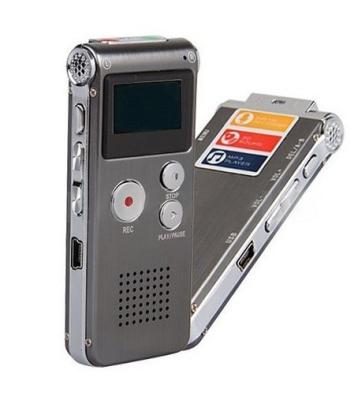 China Digital voice-activated voice recorder long mini noise reduction function 128X64 OLED display voice recorder time recorder for sale