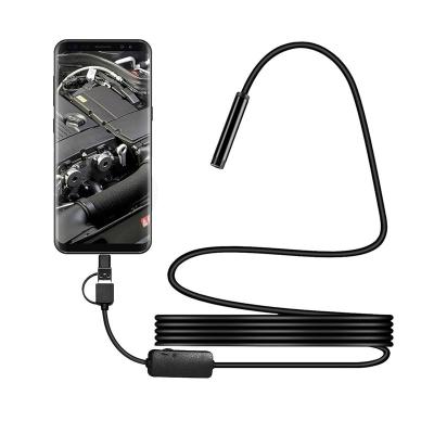 China Waterproof / Waterproof IP68 1200P Android 8MM Type-C USB 3-in-1 Computer Borescope Endoscope Mic USB Tube Waterproof Inspection USB Mini Video Camera for sale