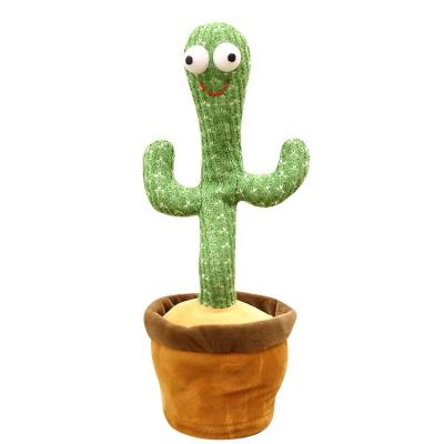 China 2021 Promotional Wholesale Price Music Simulation Plush Doll Dancing Cactus Stuffed Toys for sale