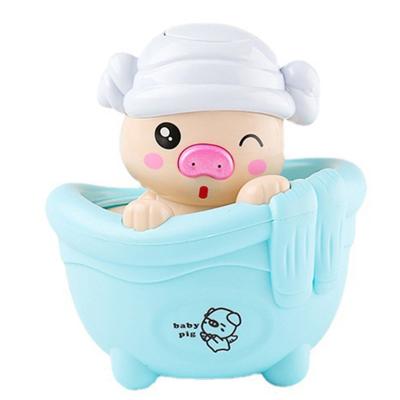 China Eco-friendly Material Baby Bath Toys Animal Piglet Baby Shower Water Spray Bath Toy for sale