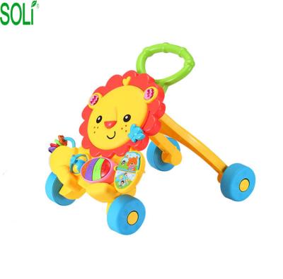 China Environmental Materials Infant Toys Walker Trolley Children's Educational Toy Baby Walker for sale