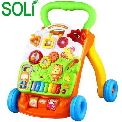 China Gift Baby Trolley Walker Early Education Baby Trolley Toy 42*38*46CM Color Box 65*14*45CM SL-A0109 NC; GUA ABS for sale