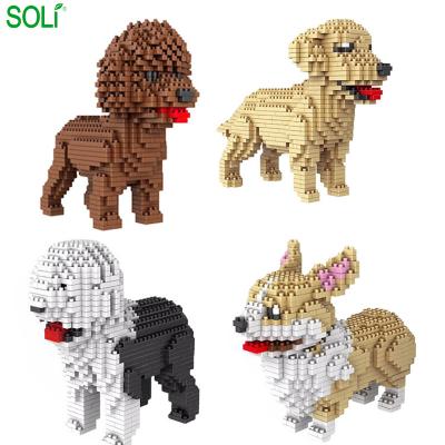 China Environmental Leisure Toy Balody Diamond Building Block 3D Materials Mini Figure Action Model Assembly Dog Building Brick Child Gift Set for sale