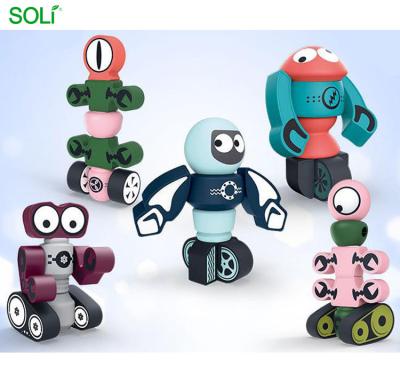 China 2019 Hot Educational Toy Children Interactive Magnetic Toy Kids Robots for sale